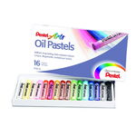 Пастель масляная Pentel PHN16, 16 цветов