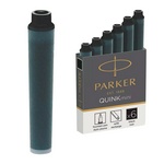 Картриджи чернильные PARKER Мини "Cartridge Quink short", КОМПЛЕКТ 6 шт., черные, 1950407