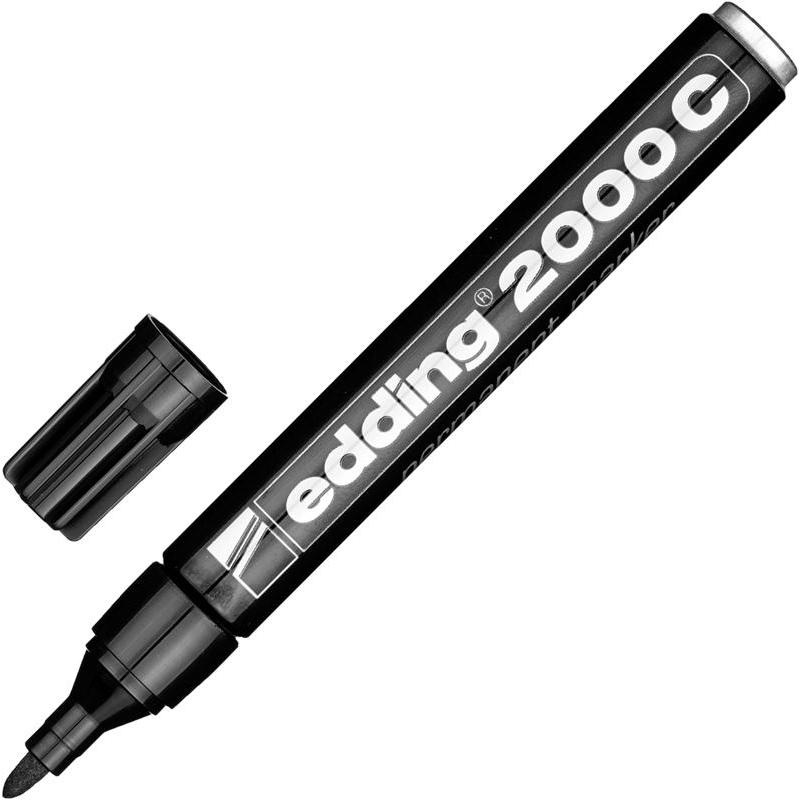 Маркер Edding 2000C/1 перманентный, 1.5-3 мм, черный