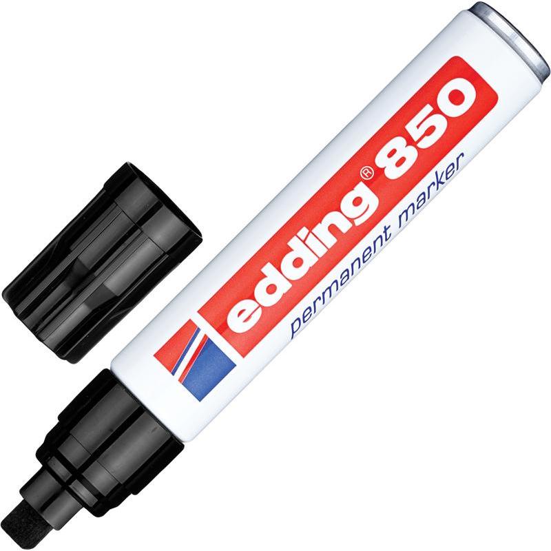 Маркер Edding 850 col. 001 перманентный, черный, линия письма 5-16 мм