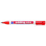 Маркер Edding 404 перманентный, красный, круглый наконечник, 0.75 мм