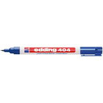 Маркер Edding 404 перманентный, синий, круглый наконечник, 0.75 мм