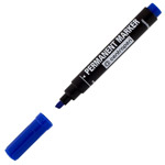 Маркер Centropen Permanent 8576 синий, скошенный, 1-4,6 мм