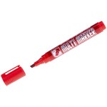 Маркер перманентный Crown Multi Marker CPM-800CH красный, скошенный, 1-5 мм
