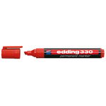 Маркер Edding 330 col. 002 перманентный, скошенный наконечник, красный, 1-5 мм