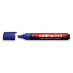 Маркер Edding 330 col. 003 перманентный, скошенный наконечник, синий, 1-5 мм