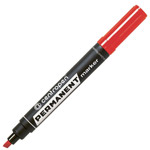 Маркер Centropen Permanent 8576 красный, скошенный, 1-4,6 мм