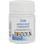 Лак акриловый глянцевый Decola 5828920, 50 мл