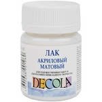 Лак акриловый матовый Decola 5828921, 50 мл