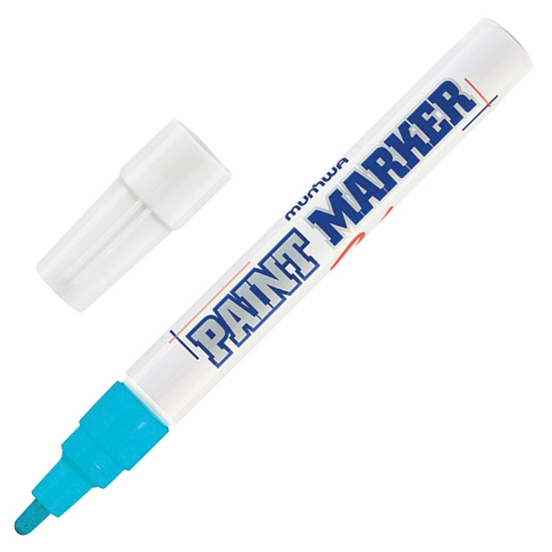 Маркер Munhwa Paint, 4 мм на масляной основе, голубой, PM-12