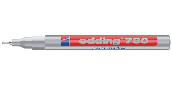 Маркер Edding 780 col. 054 paint marker, лаковый, серебро, 0,8 мм