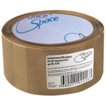 Клейкая лента упаковочная OfficeSpace КЛ_4216, 48 мм х 40 м, 38 мкм, коричневая