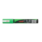 Маркер меловой Uni Chalk PWE-5M, 2.5 мм, флуоресцентно-зелёный