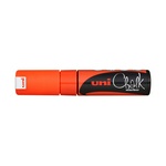 Маркер меловой Uni Chalk PWE-8K, 8 мм, флуоресцентно-оранжевый
