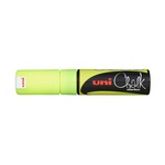 Маркер меловой Uni Chalk PWE-8K, 8 мм, флуоресцентно-жёлтый