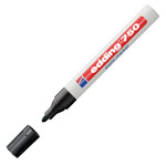 Маркер Edding 750 col. 001 paint marker, лаковый, черный, 2-4 мм