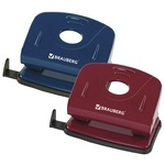 Дырокол металлический BRAUBERG Universal 222551, до 20 листов, ассорти