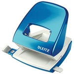 Дырокол Leitz "NeXXt" 50082036 на 30 листов, цвет синий металлик