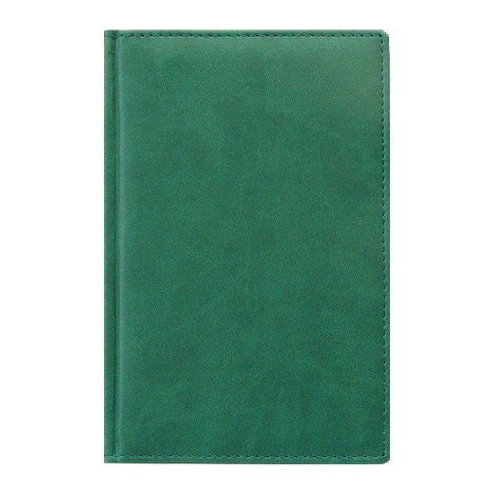 Алфавитная книжка Attache Вива А5, 130х200 мм, кожзам, зеленая, 98 л