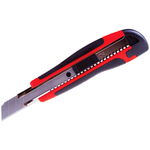 Нож канцелярский Berlingo Comfort 18 мм, auto-lock, металлические направляющие, 2 запасных лезвия