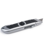 Нож универсальный мощный BRAUBERG Professional 235403, 6 лезвий в комплекте, фиксатор, металл, 18 мм