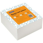 Блок для записи на склейке OfficeSpace, 9х9х4,5 см, белый