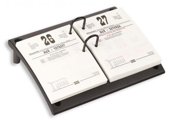 Подставка для календаря Attache черная. Размер 10х150х75 мм