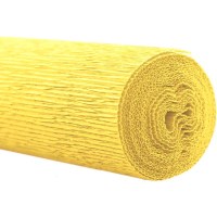 Бумага гофрированная флористическая Werola 170504, желтая, 50х250 см