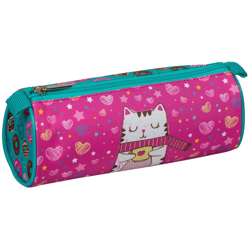Пенал-косметичка Berlingo "I love donuts" PM05412, 215х75х90 мм, полиэстер