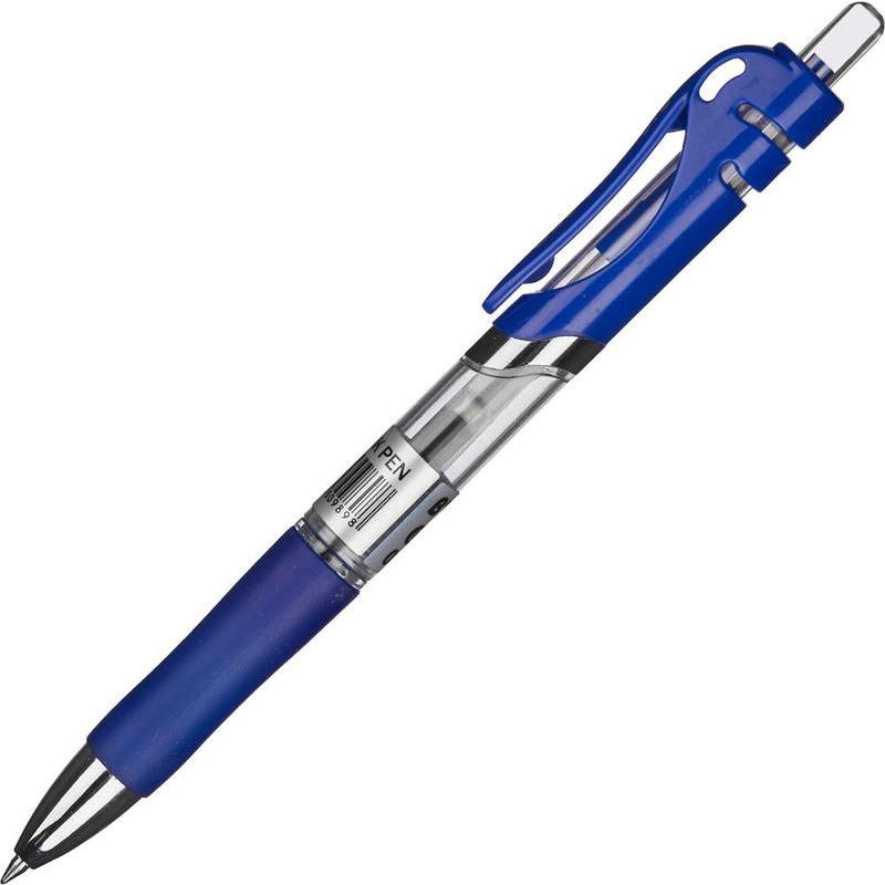 Ручка гелевая автоматическая Attache Hammer, синяя, 0,5 мм