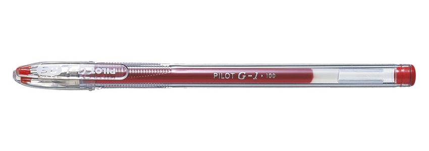 Ручка гелевая Pilot BL-G1-5T красная, 0.5 мм