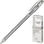 Ручка гелевая Crown HJR-500GSM silver, серебро металлик, 0,7 мм