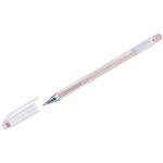 Ручка гелевая Crown HJR-500GSM металлик оранжевая, 0,7 мм
