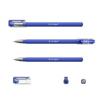 Ручка гелевая ERICH KRAUSE G-cube, синяя, корпус прозрачный, игольчатый узел 0,5 мм, линия письма 0,…