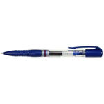 Ручка гелевая автоматическая CROWN AJ-3000N, синяя паста, 0,5 мм