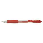 Ручка гелевая автоматическая Pilot BL-G2-5-R, красная, 0.3 мм