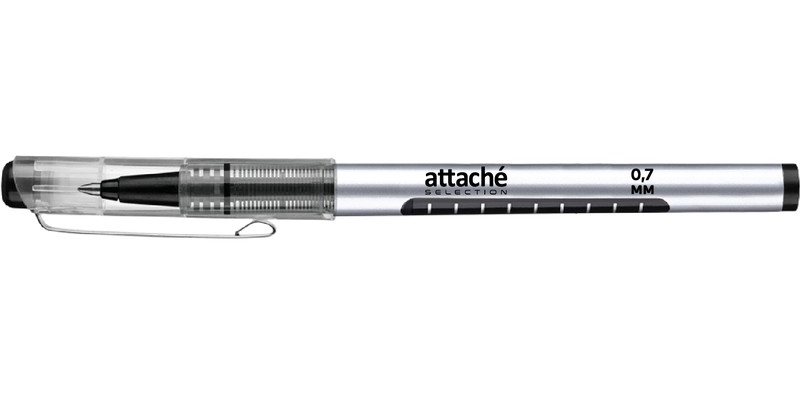 Ручка роллер Attache selection Turbo, цвет черный, 0,7 мм