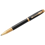 Ручка роллер Parker IM Premium Black/Gold GT 1931660 черная, 0,8 мм