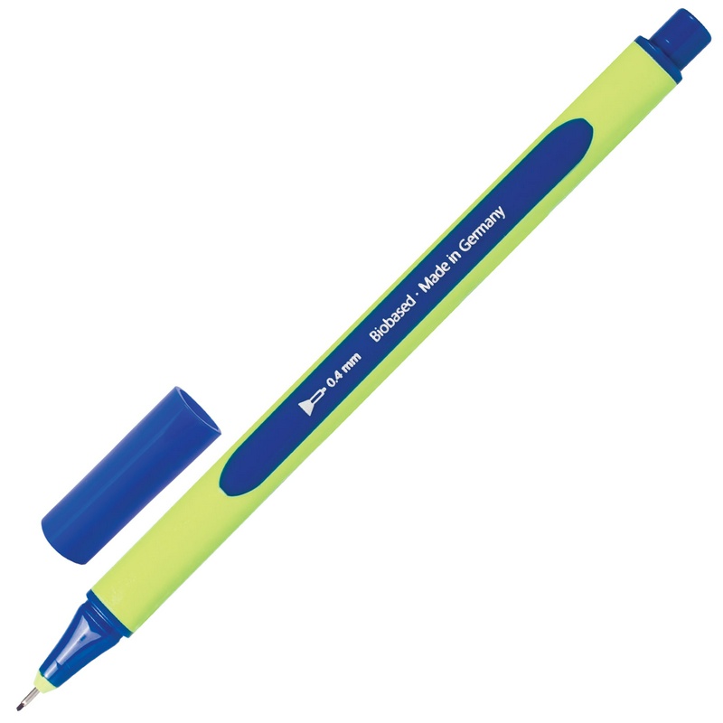 Ручка капиллярная (линер) Schneider (Германия) "Line-Up", синяя, трехгранная, линия письма 0,4 мм, 191003