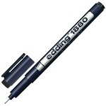 Ручка капиллярная линер Edding drawliner 1880, черная, толщина письма 0,1 мм, водная основа, E-1880-…