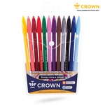 Набор капиллярных ручек Crown "MultiPla" CMP-5000SET 12 цветов., 0,3мм, европодвес
