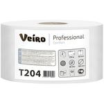 Бумага туалетная Veiro Professional Comfort T204, 2-слойная, 170 м. рул, белая