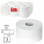 Бумага туалетная LAIMA PREMIUM 126092, (Система T2), 2-слойная 12 рулонов по 170 метров, цвет белый