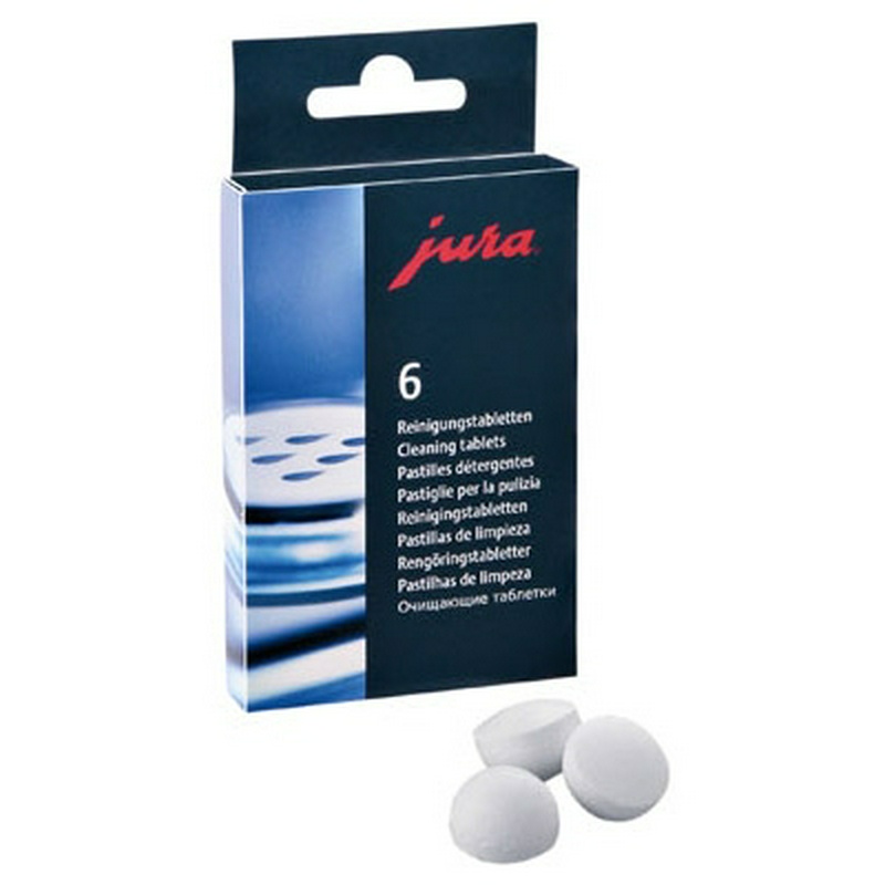 Таблетки для чистки гидросистемы Jura, 6 штук.