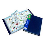 Папка 60 карманов Attache KT60/07 синяя A4