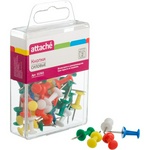 Кнопки-гвоздики цветные Attache AL-TS1002-30VH 30 шт. упак