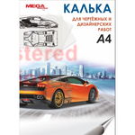 Калька под тушь и карандаш MEGA Engineer А4, 40 л