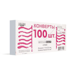 Конверт почтовый OfficePost E65 110х220, 80 г/м2, арт. 1782, стрип, 100шт