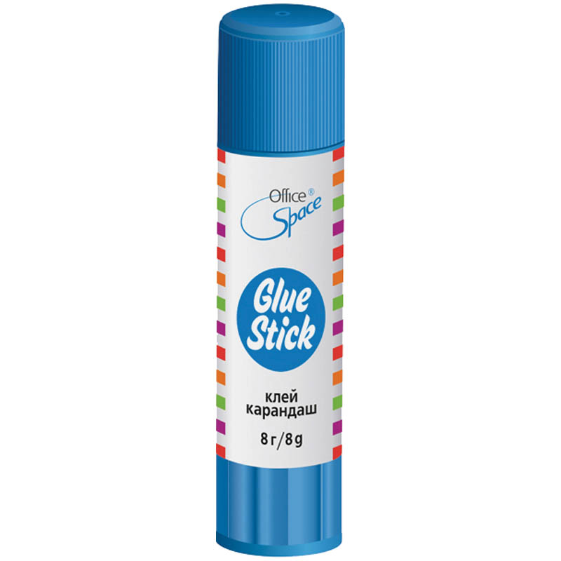 Карандаш клеящий OfficeSpace Glue Stick GS08_243, 8 г