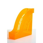 Вертикальный накопитель Attache Яркий Офис пластиковый тонированный оранжевый, 95 мм